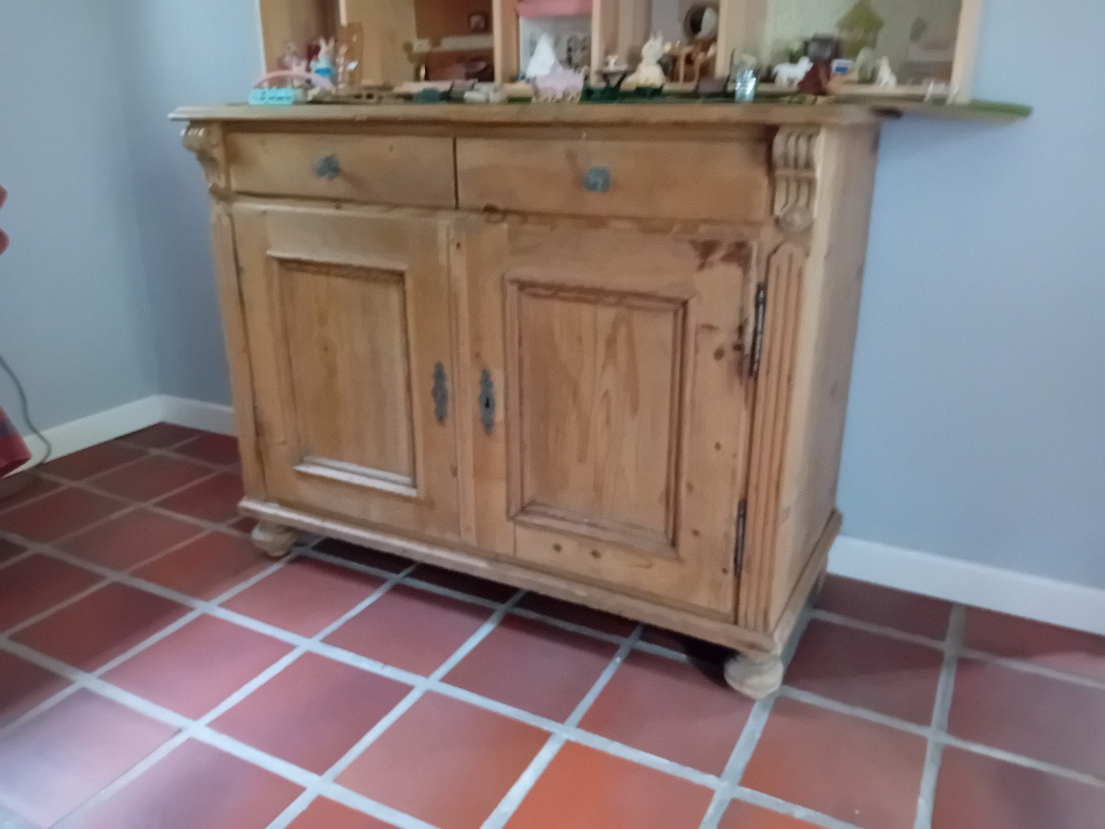 Grenen kastje., Huis en Inrichting, Ophalen, Gebruikt, Met lade(s), 50 tot 100 cm