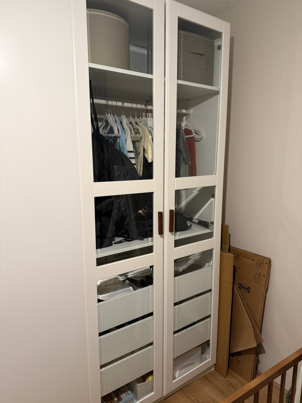 PAX kast- TYSSEDAL deuren, Ophalen, 200 cm of meer, 50 tot 100 cm, Zo goed als nieuw