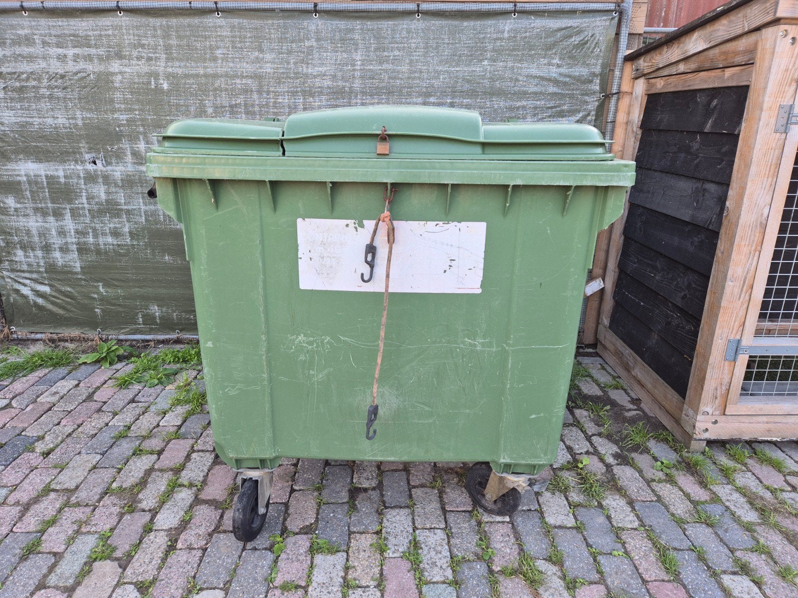 Afvalcontainer 1100 liter, 40 liter of meer, Ophalen, Kunststof