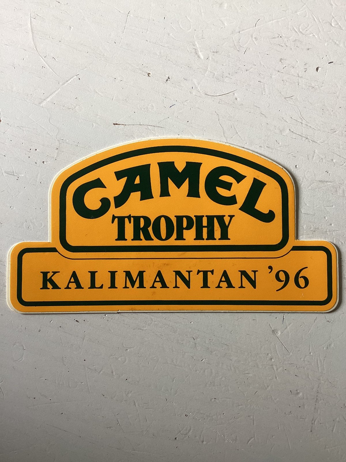 Sticker Camel Trophy Kalimantan 1996, Verzenden, Zo goed als nieuw