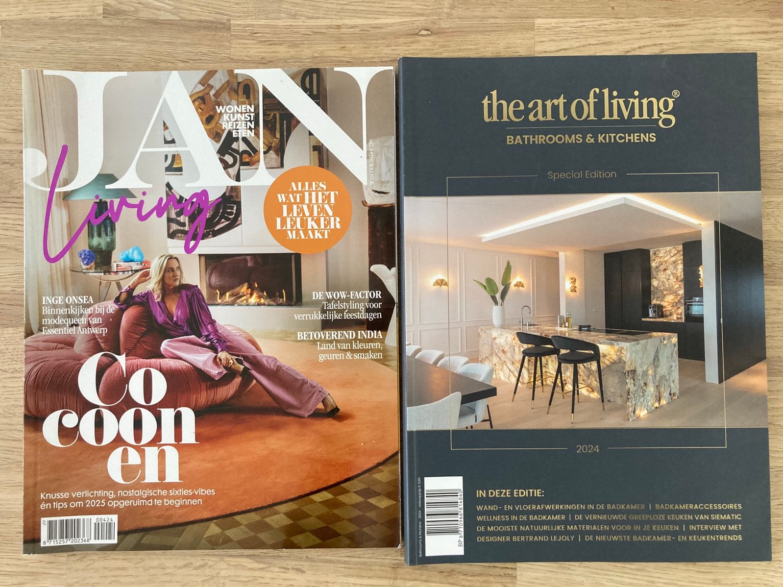 Jan Living & The art of living tijdschriften magazines, Ophalen of Verzenden, Zo goed als nieuw