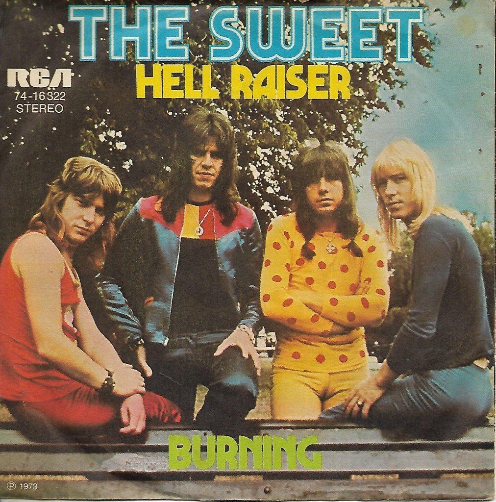 The Sweet - Hell raiser, Ophalen of Verzenden, Gebruikt, Pop