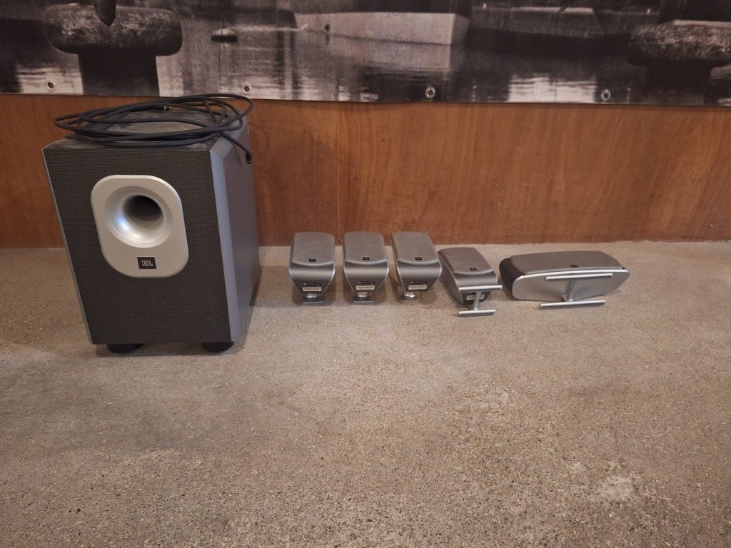 JBL SCS200CEN 5.1 Home Cinema Luidsprekersysteem, Ophalen, Gebruikt, Surroundset, 120 tot 150 watt