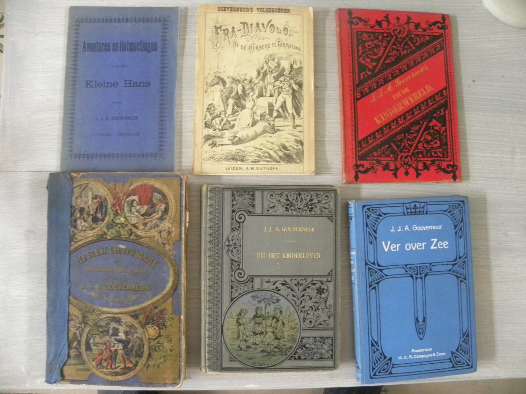 J.J.A. Goeverneur 15 titels (3 voor de prijs van 2), Ophalen of Verzenden, Gelezen, Fictie algemeen