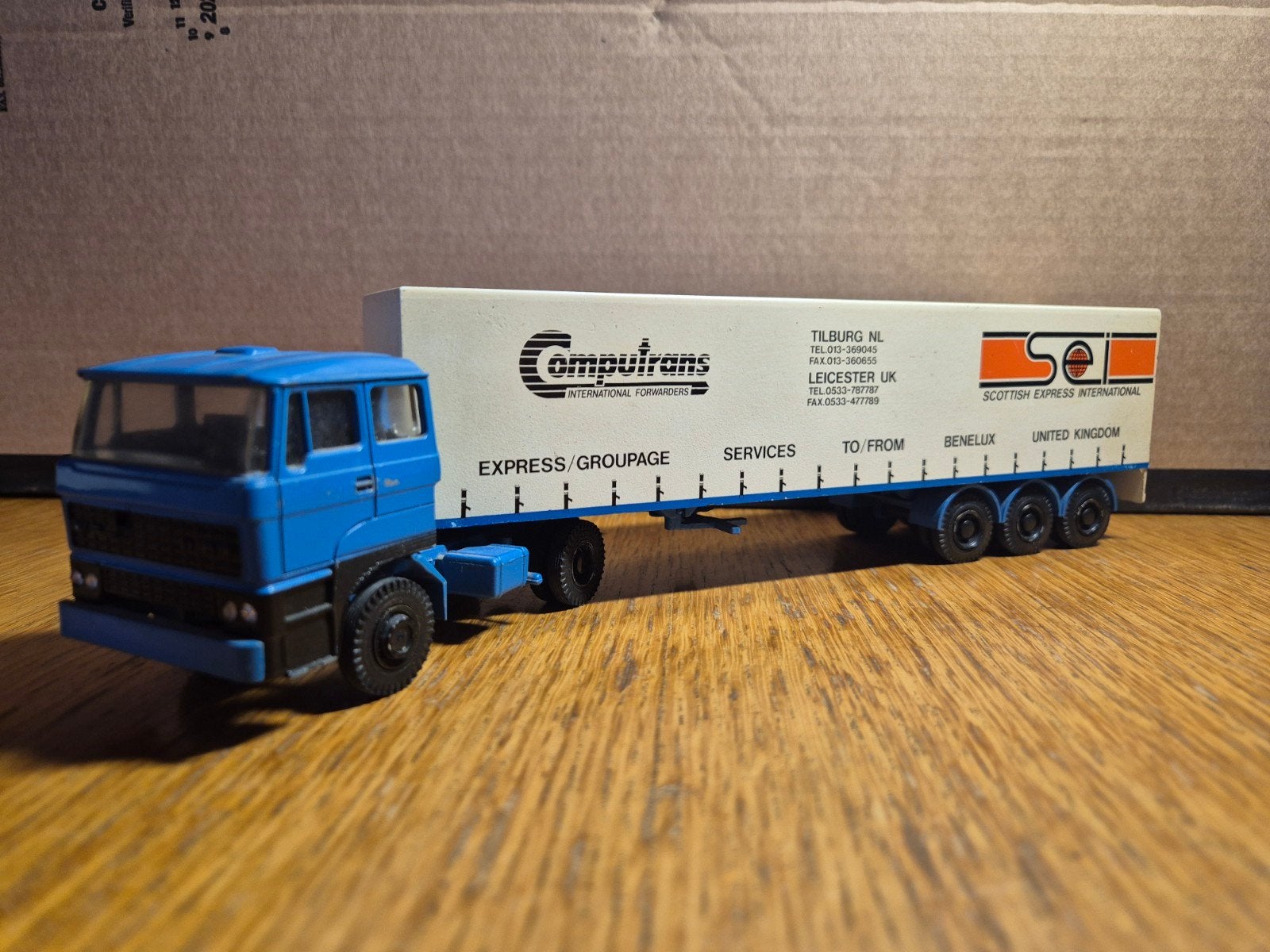daf 2800 liontoys computrans Tilburg, Ophalen of Verzenden, Zo goed als nieuw, Bus of Vrachtwagen, Lion Toys