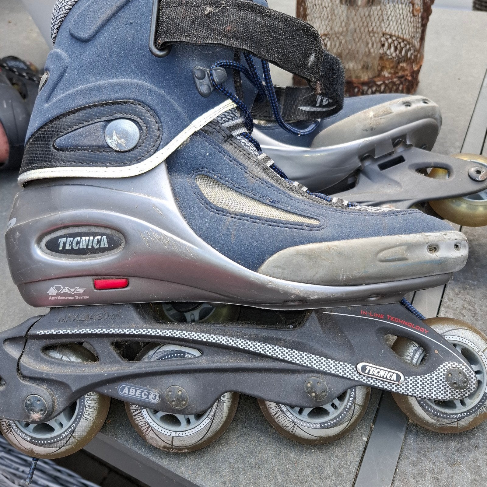 Tecnica Inline Skates - Maat 42.5 (US 9.5), Sport en Fitness, Skeelers, Gebruikt, Inline skates 4 wielen, Overige merken, Heren