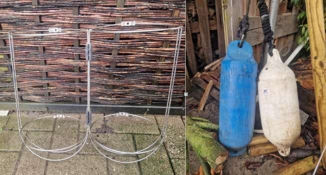 Fenders met houders en bolders, Watersport en Boten, Ophalen of Verzenden, Gebruikt, Overige typen