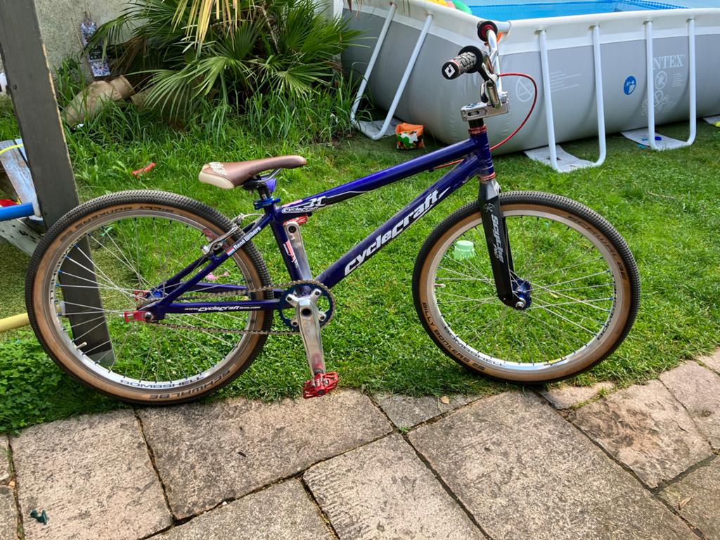 Cyclecraft BMX cruiser xl, Ophalen, 24 inch of meer, Velgrem, V-brakes
