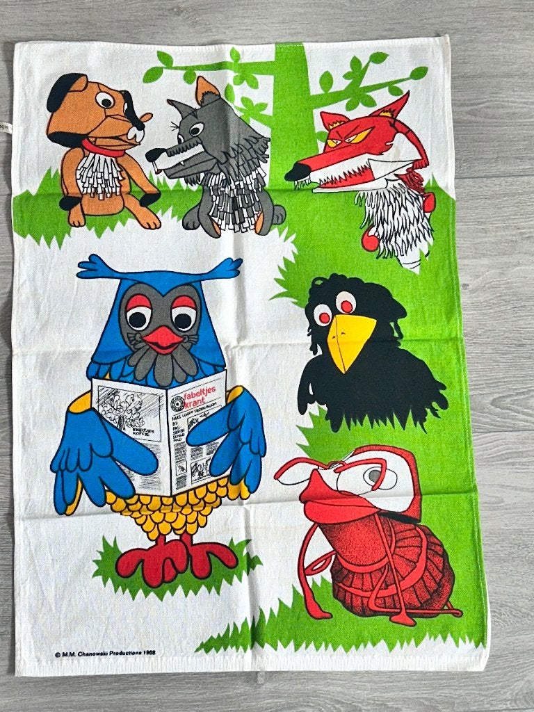 Fabeltjeskrant, Linnendoek 1968, Ophalen of Verzenden, Overige typen