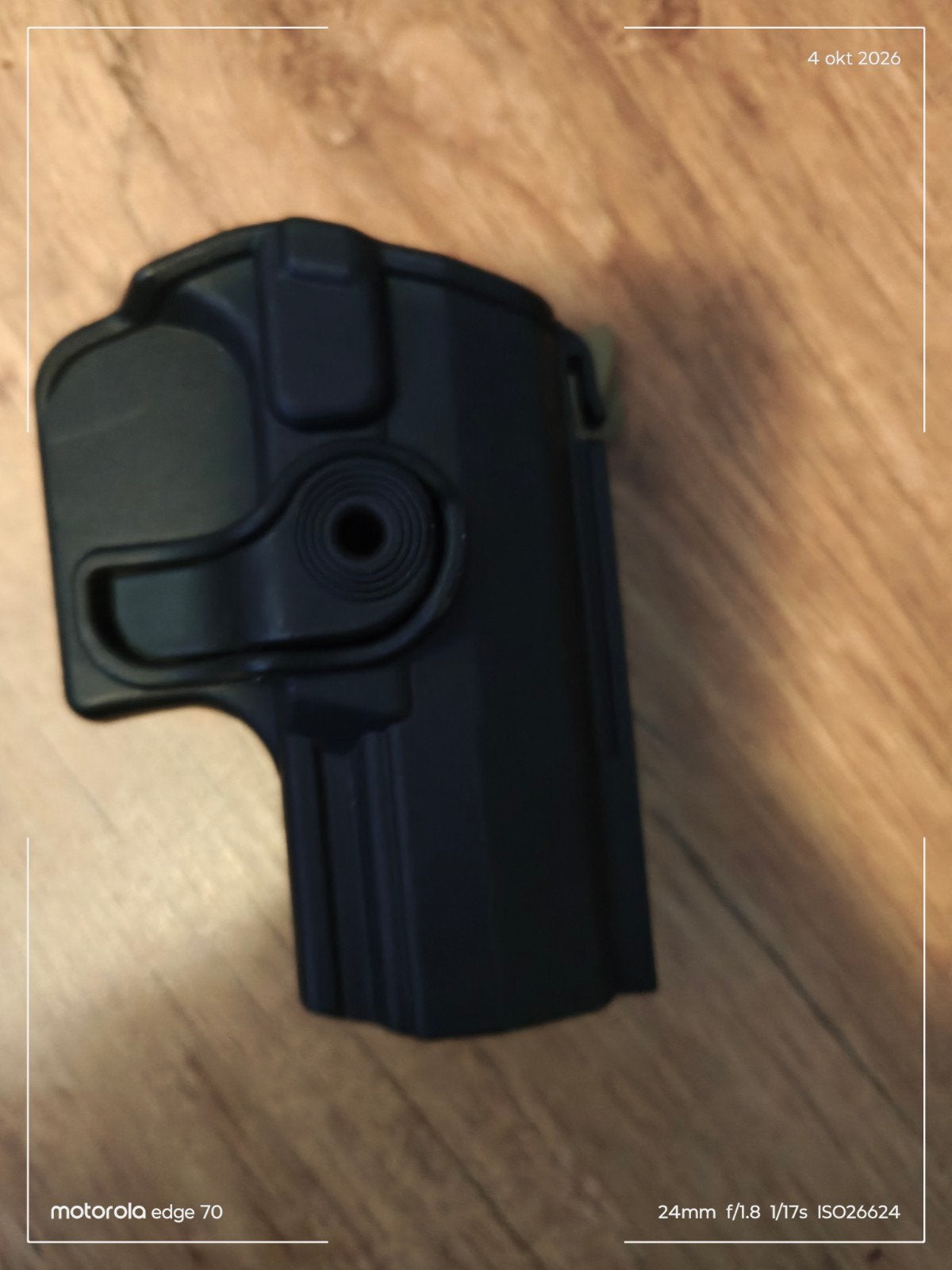 Zwarte universele holster voor pistool, Ophalen of Verzenden, Zo goed als nieuw
