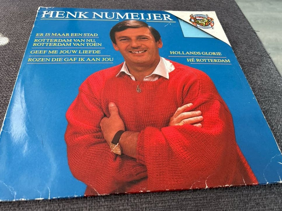 Lp Henk Numeijer - Hé Rotterdam, Cd's en Dvd's, Vinyl | Nederlandstalig, LP, Gebruikt, Ophalen of Verzenden, Levenslied of Smartlap