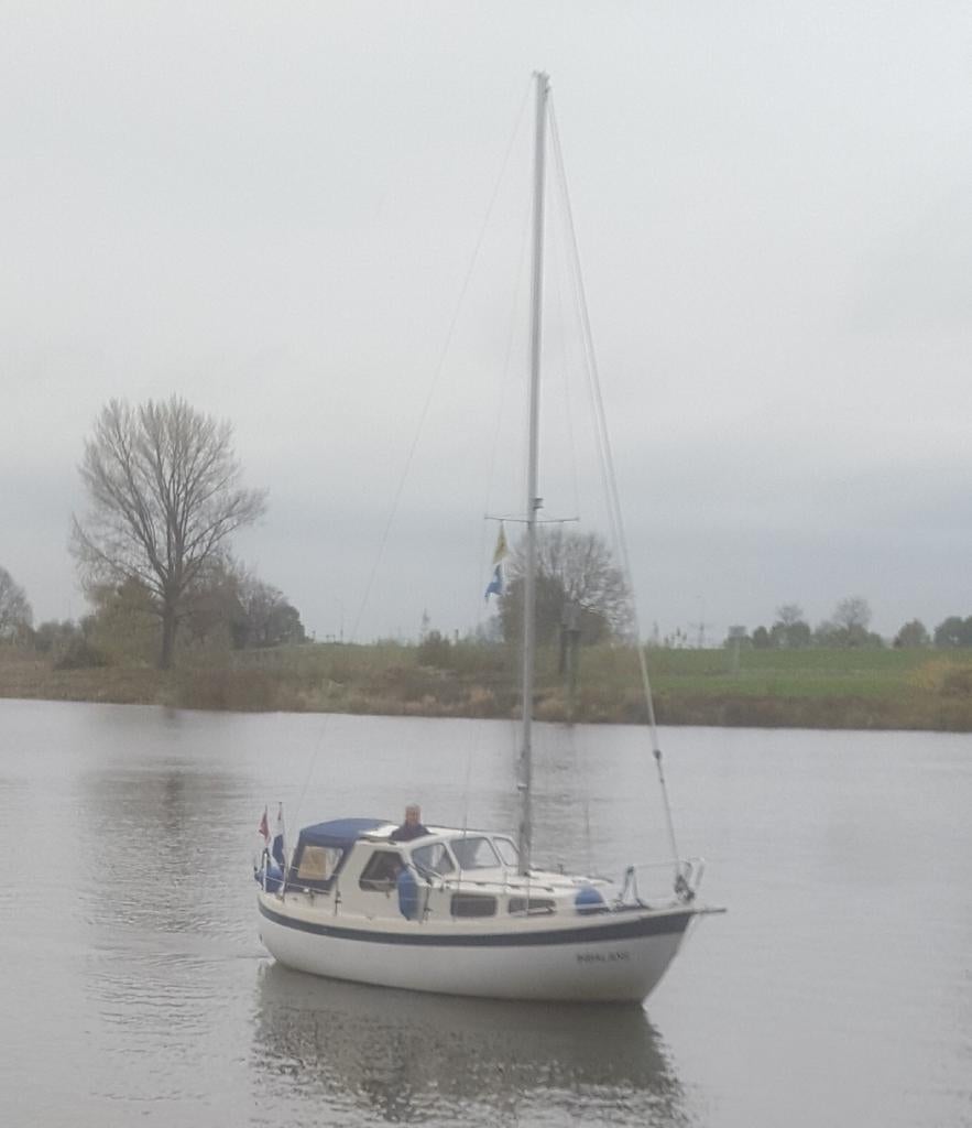 Motorsailer LM24 motorboot zeilboot, Watersport en Boten, Ophalen, Gebruikt, Polyester, Diesel