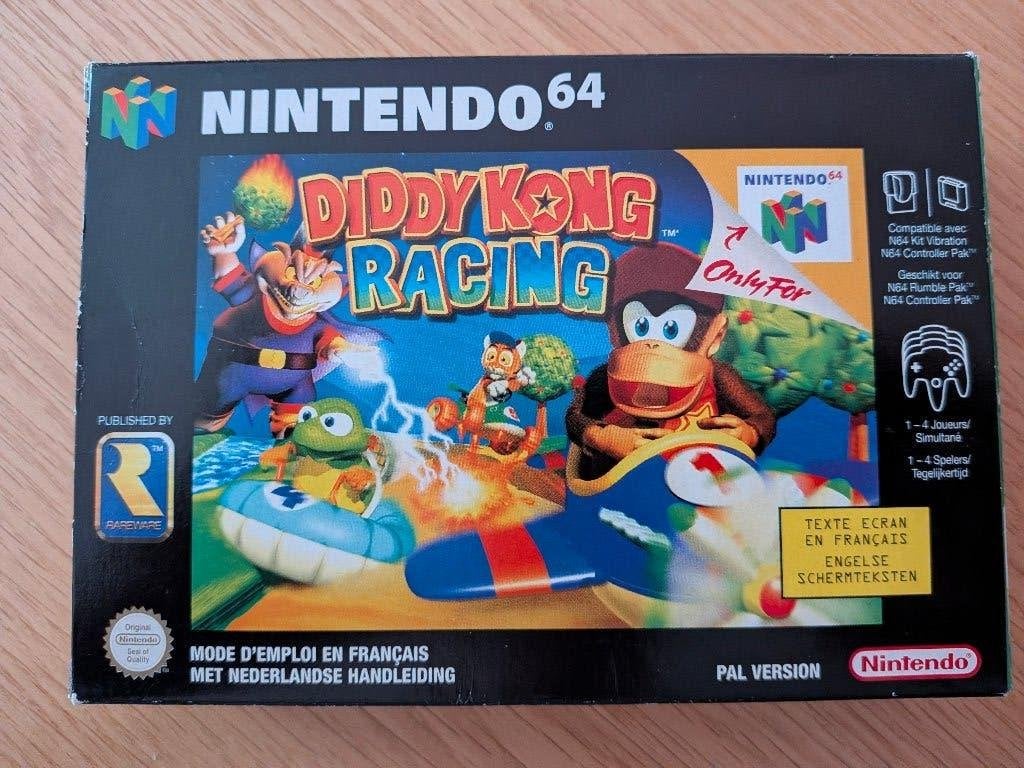 Diddy Kong Racing N64 CIB (Nette staat), Racen en Vliegen, Ophalen of Verzenden, Zo goed als nieuw, 3 spelers of meer