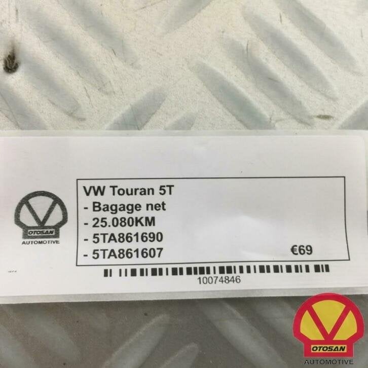 vw touran 5t bagage net scheidingsnet 5ta861690 5ta861607, Gebruikt, Volkswagen, Volkswagen AG, Berliner Ring 2
38440  Wolfsburg, DE
