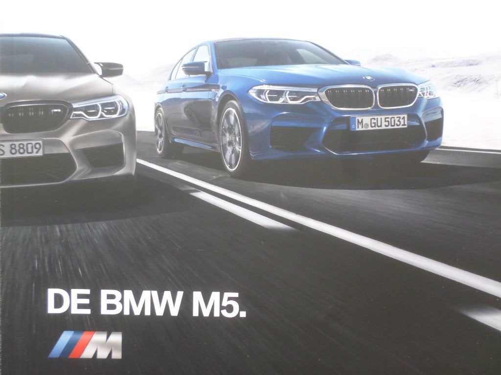 BMW Serie M5 2018 Brochure, Ophalen of Verzenden, Zo goed als nieuw, BMW