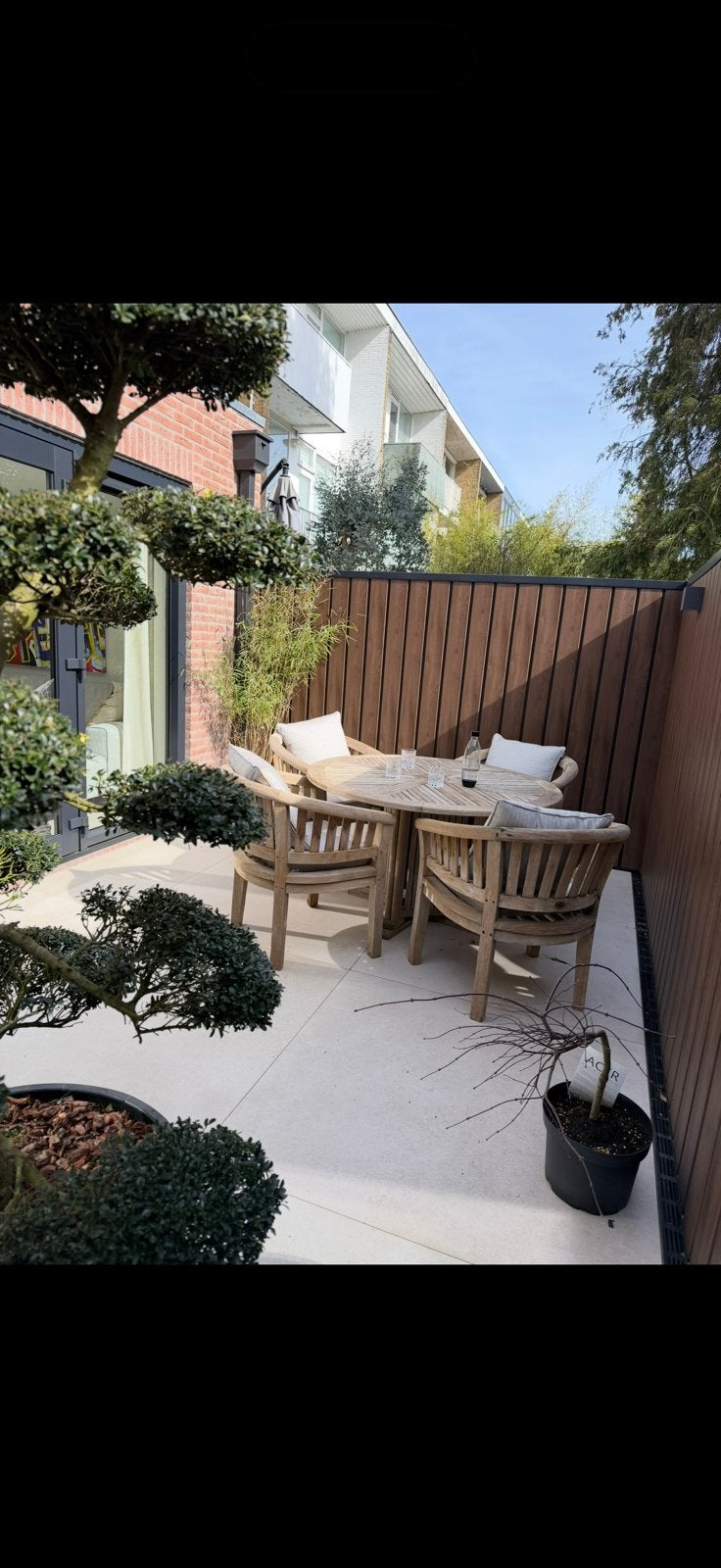 Teak garden anna part tuinset, Ophalen, 4 zitplaatsen, Teakhout, Zo goed als nieuw