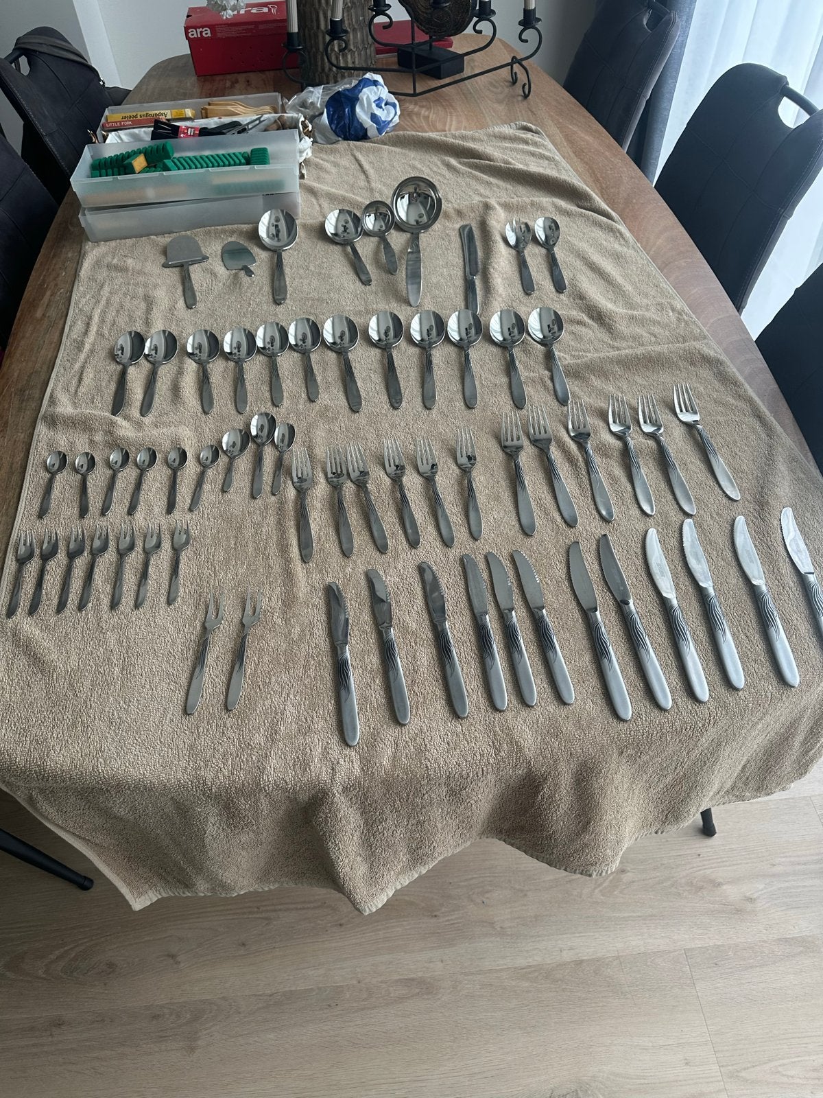 Prachtig Gero Zilmeta 520 (Tango / Vlammetje) bestek, Antiek en Kunst, Ophalen