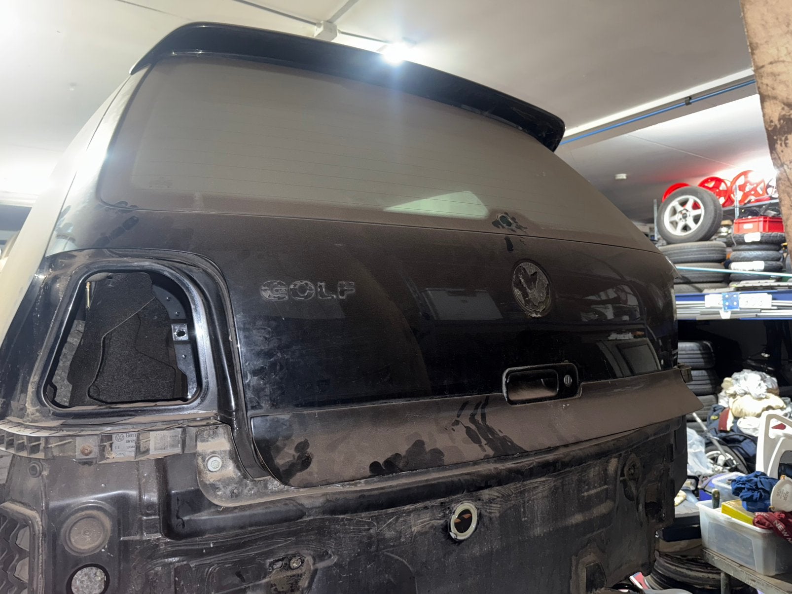 Achterklep golf mk4 dubbele spoiler, Ophalen of Verzenden, Achter, Achterklep