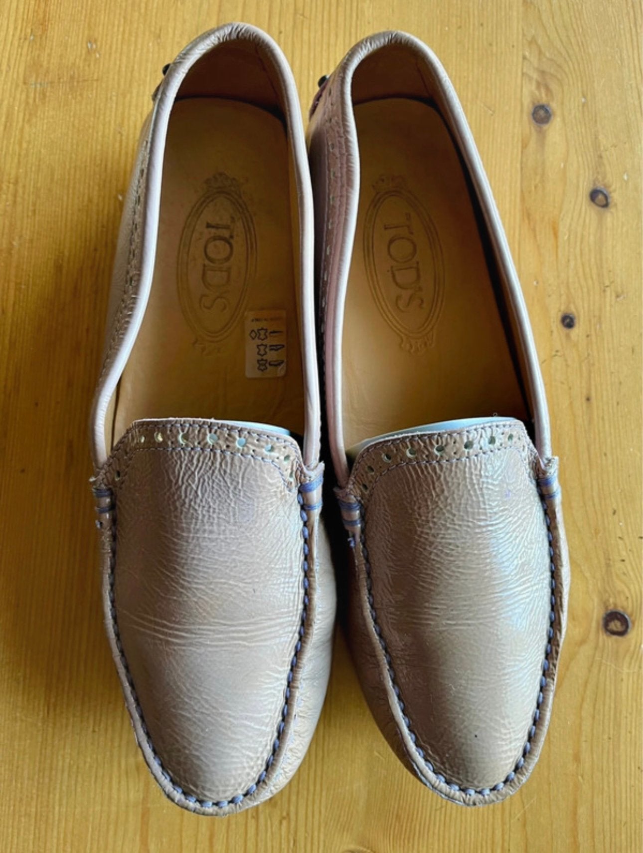 Oud roze Tods oud roze glans maat 38 izgs, Ophalen of Verzenden, Zo goed als nieuw, Roze, Sneakers of Gympen