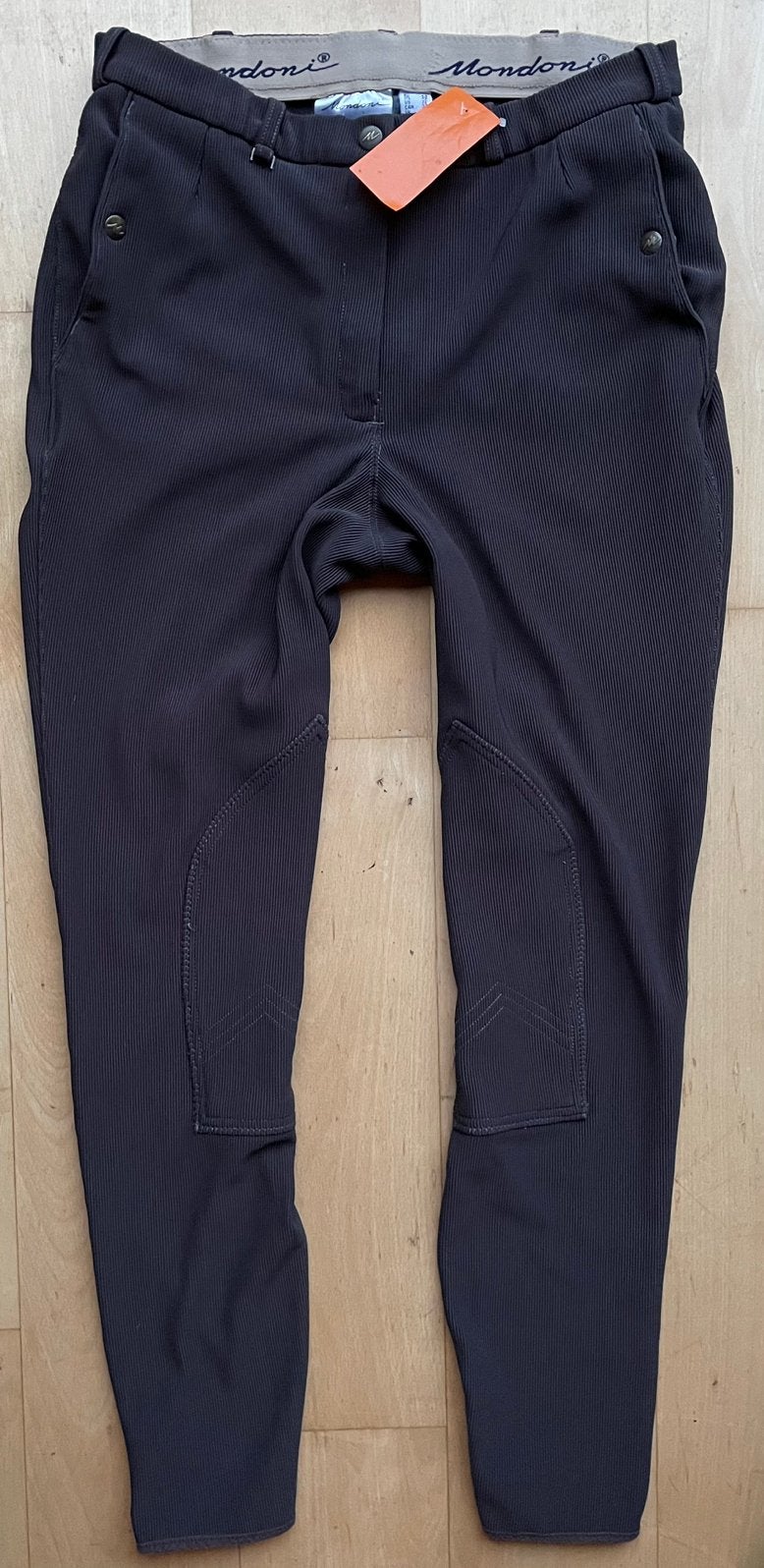 Mondoni paardrijdbroek paardrijbroek bruin / grijs maat 44, Dieren en Toebehoren, Paardrijkleding, Kinderen, Bruin, Onderkleding