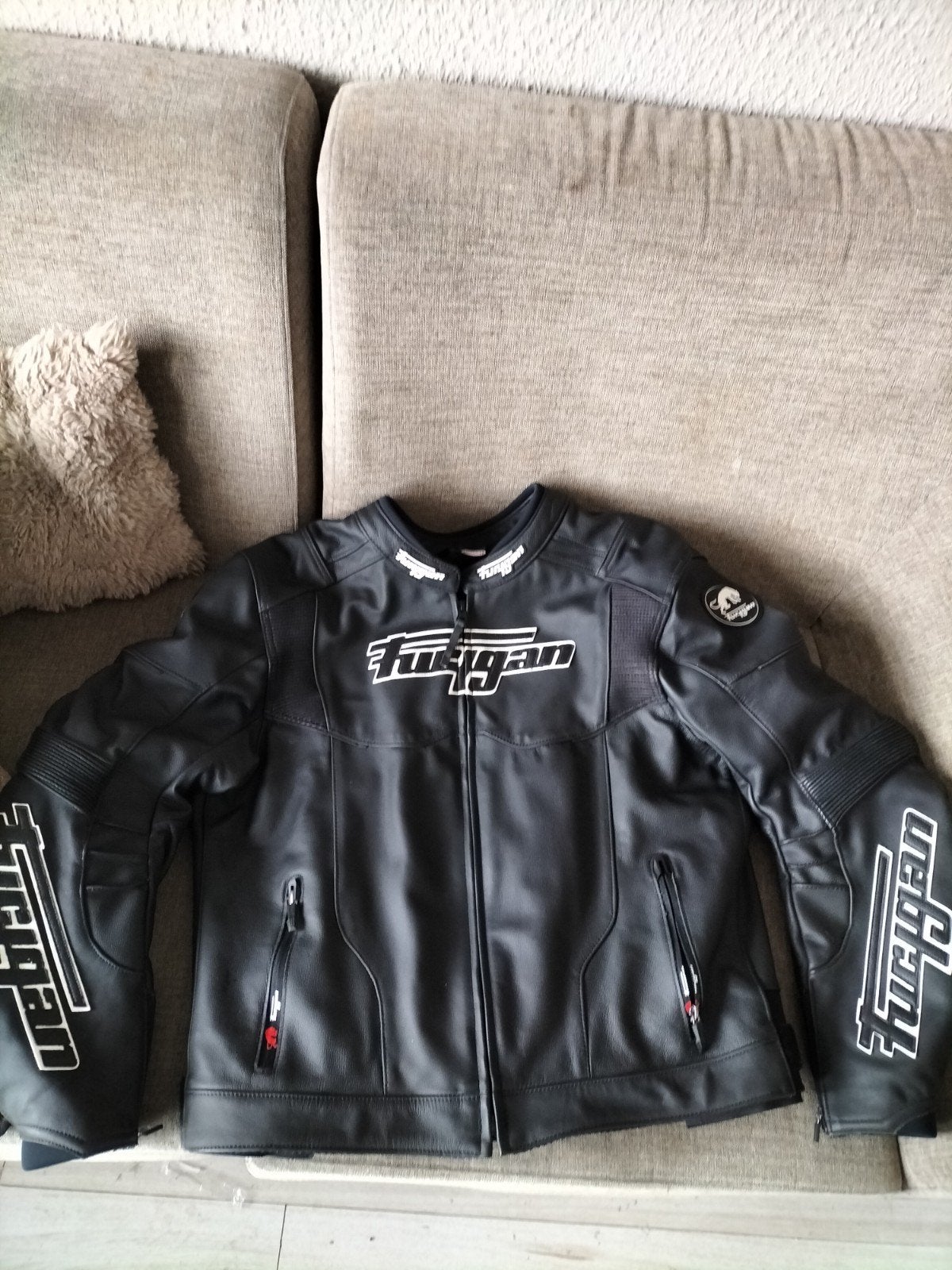 furygan lederen motorjas (leer) nieuw 3xl, Motoren, Ophalen of Verzenden, Nieuw zonder kaartje, Jas | leer