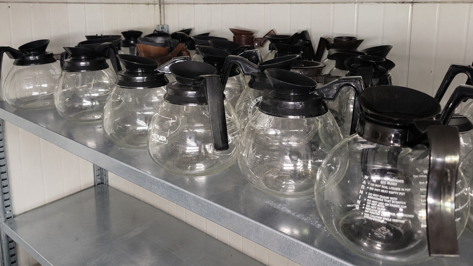 Partij diverse glazen koffiekannen schenkkannen, Witgoed en Apparatuur, Koffiekan, Overige merken, ., Ophalen of Verzenden