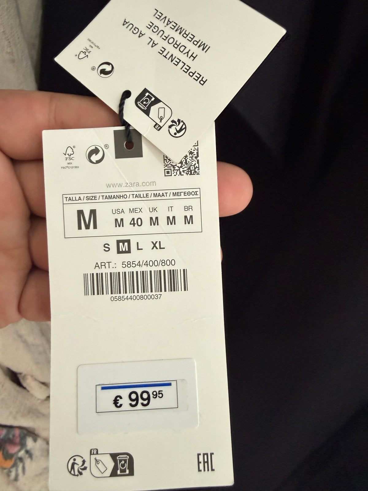 Zara heren trenchcoat maat M - Zo goed als nieuw, Ophalen of Verzenden, Zo goed als nieuw, Maat 48/50 (M), Blauw