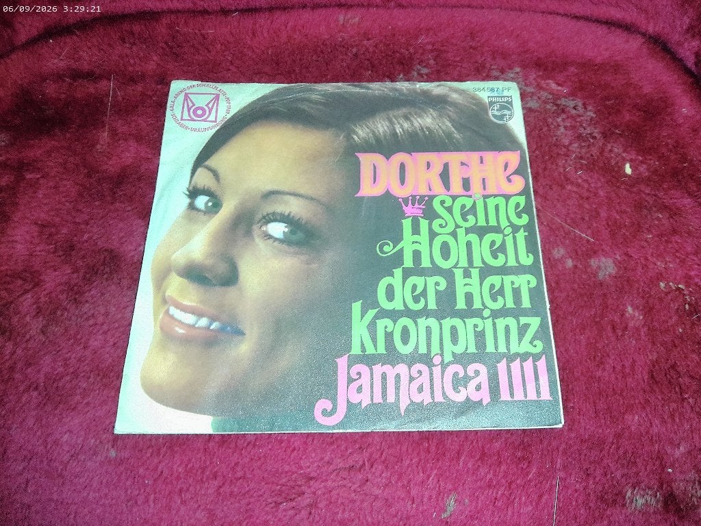 Dorthe - Seine Hoheit der Herr Kronprinz, Cd's en Dvd's, Gebruikt, Fotohoes, 7 inch, Overige typen