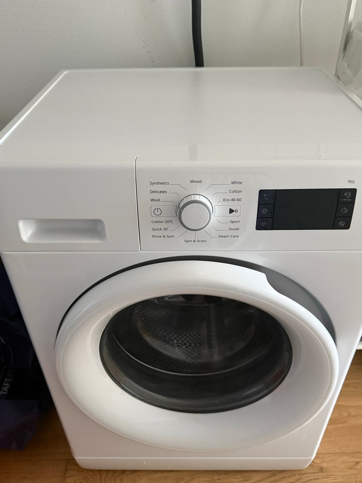 IKEA UDDARP wasmachine 7 kg, Witgoed en Apparatuur, Wasmachines, Zo goed als nieuw, Voorlader, 6 tot 8 kg, 85 tot 90 cm, Minder dan 1200 toeren