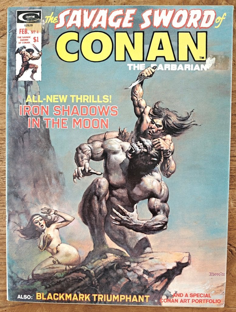 Savage Sword of Conan (1974 Marvel) #4, Eén comic, Ophalen of Verzenden, Gelezen, Amerika