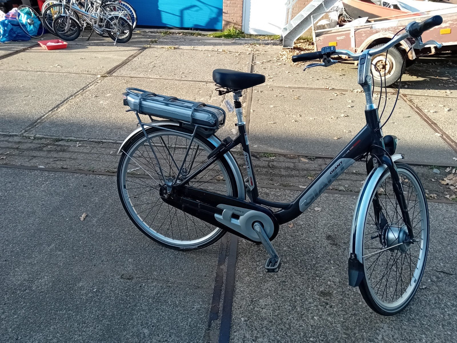 Elektrische Giant 28 inch , 7 versnellingen, 20 km, Minder dan 30 km per accu, Gebruikt, 51 tot 55 cm, Giant