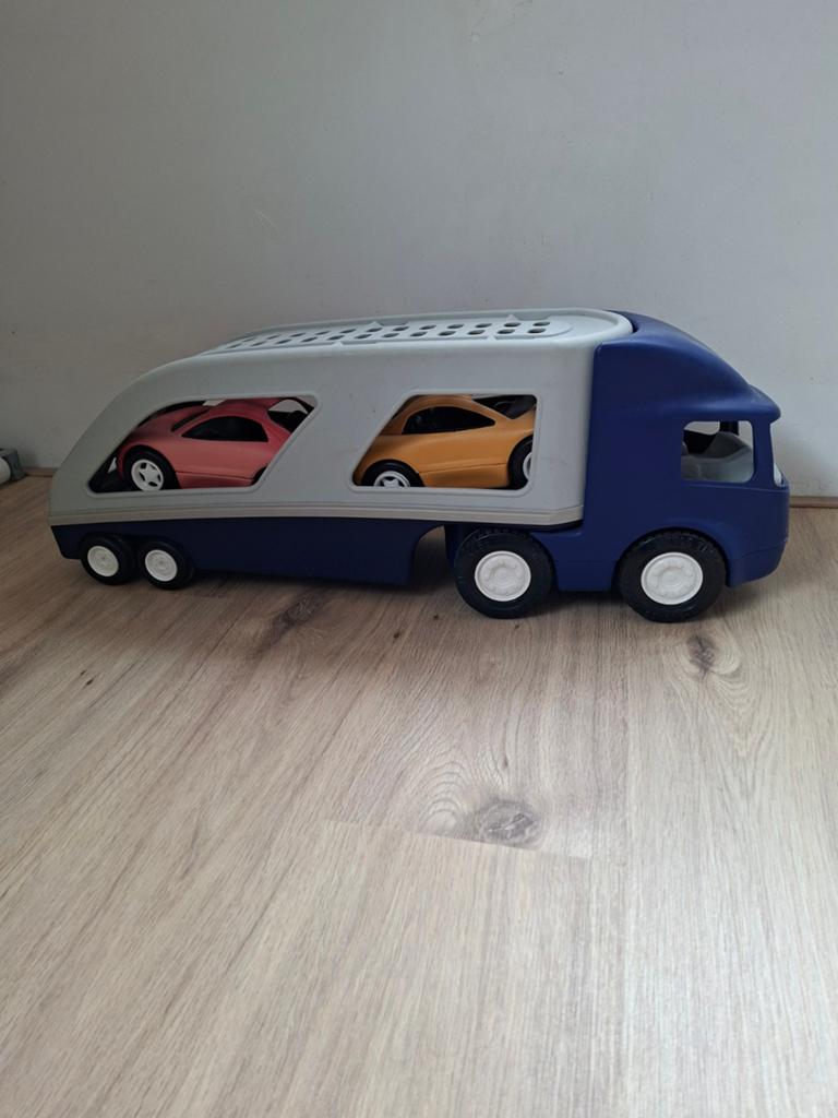 Little Tikes autotransporter met 2 auto's, Ophalen of Verzenden, Gebruikt