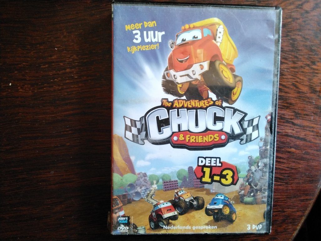 The adventures of chuck & friends deel 1-3 compleet, 3disk,, Avontuur, Alle leeftijden, Ophalen of Verzenden, Zo goed als nieuw