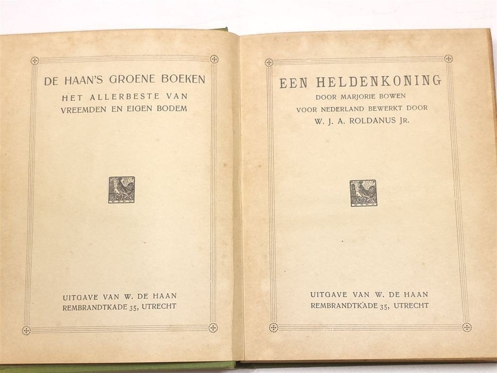 Een Heldenkoning — Marjorie Bowen, Karel XII van Zweden 1919, Boeken, Ophalen of Verzenden, Gelezen, Europa