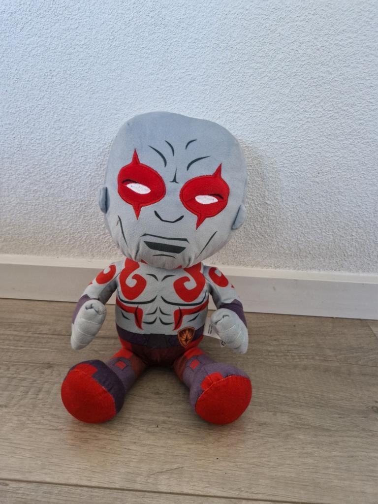 Knuffel Drax guardians of galaxy marvel plush pluche, Ophalen of Verzenden, Zo goed als nieuw, Overige typen