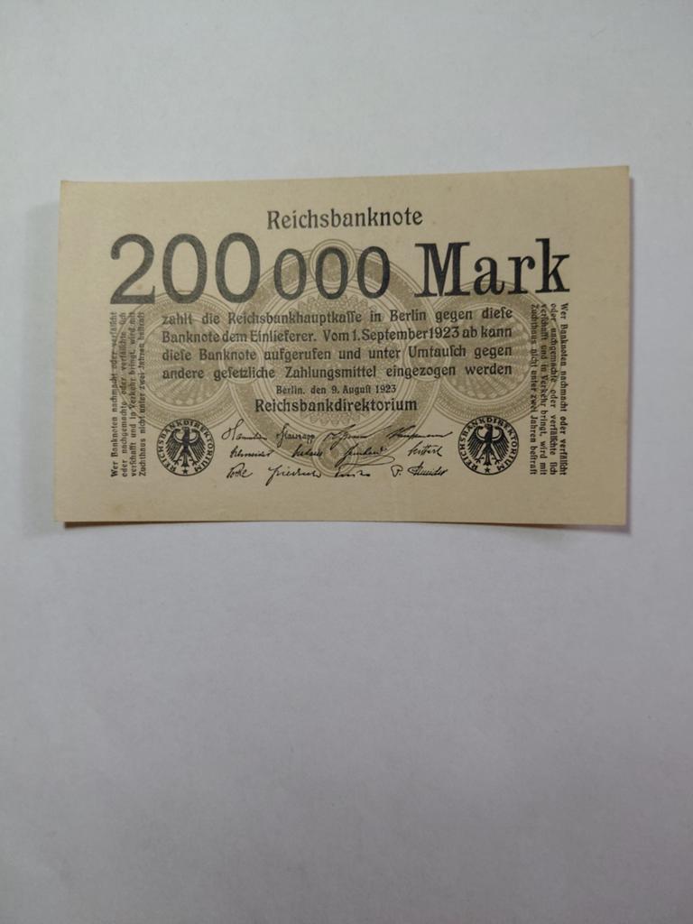 Duitse 200 000 mark 1923, Ophalen of Verzenden, Duitsland