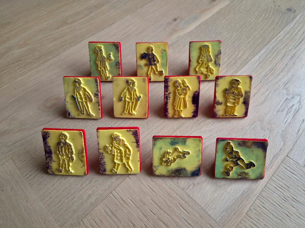 Kuifje / Tintin stempels, Ophalen of Verzenden, Kuifje, Zo goed als nieuw, Beeldje of Figuurtje