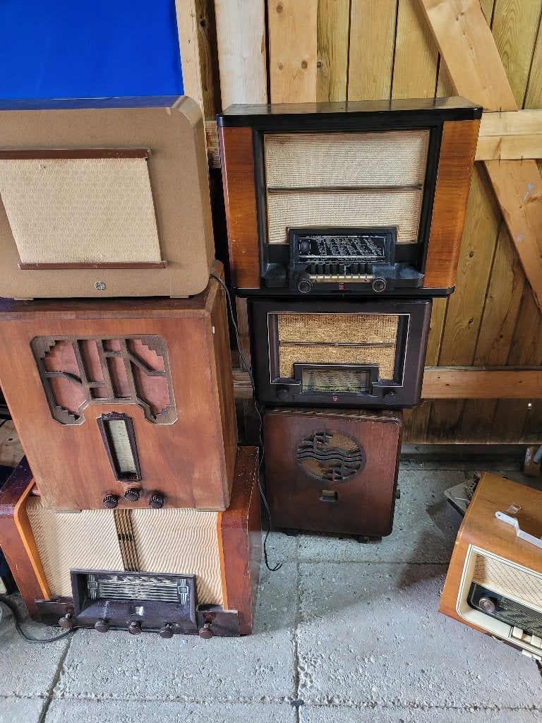 5 buizen radio s, Antiek en Kunst, Ophalen