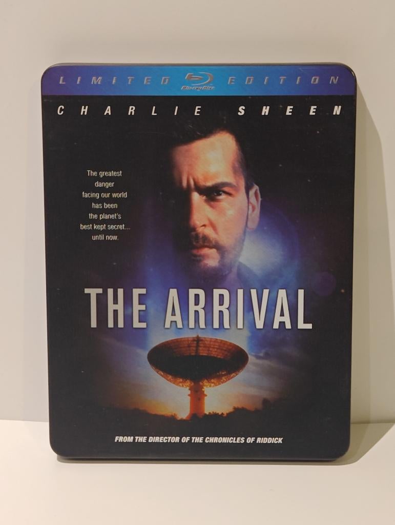The Arrival Limited Edition Steelcase Bluray Charlie Sheen, Cd's en Dvd's, Blu-ray, Ophalen of Verzenden, Zo goed als nieuw, Science Fiction en Fantasy