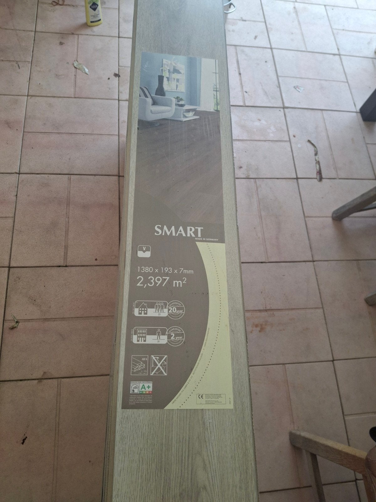 SMART Laminaat Vloerdelen 2.397 m² - Nieuw in verpakking, Nieuw, Ophalen of Verzenden, 10 m² of meer, 10 tot 30 cm