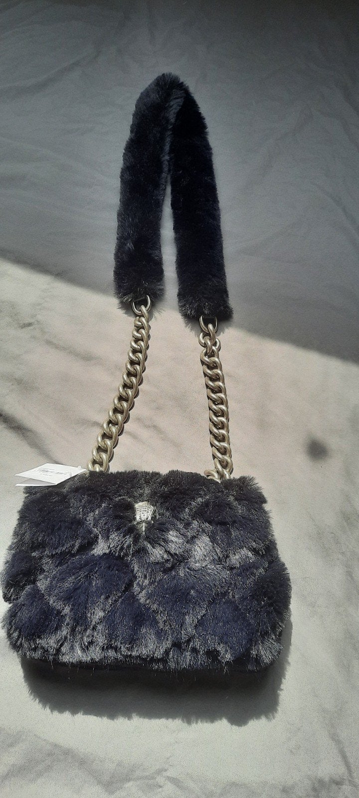 Kurt Geiger Kensington Tas Zwart Bont Nieuw, Ophalen of Verzenden, Nieuw, Zwart, Schoudertasje