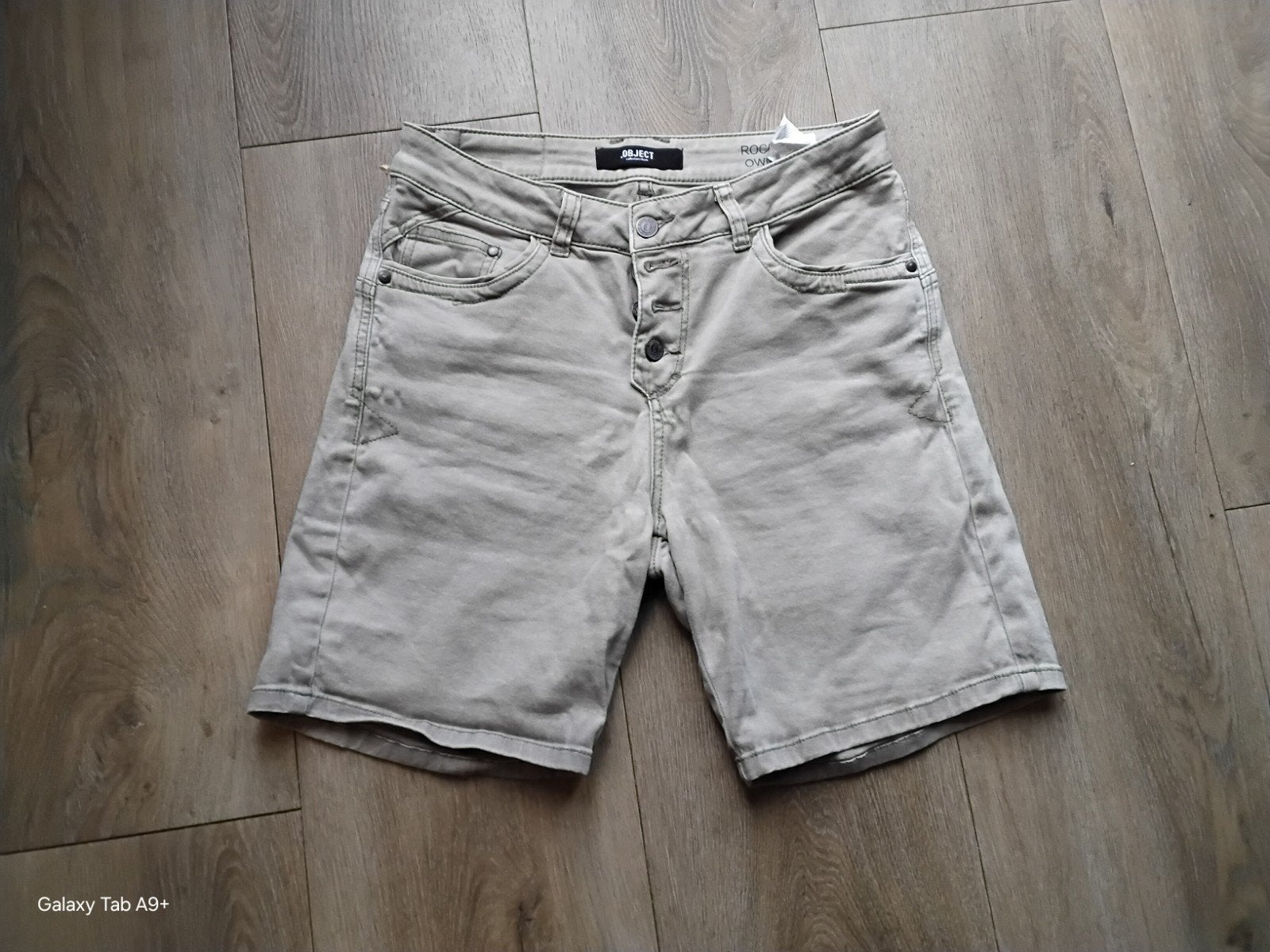 BROEK     kort    OBJECT       maat       28., Ophalen of Verzenden, Zo goed als nieuw, Blauw, W32 (confectie 46) of kleiner