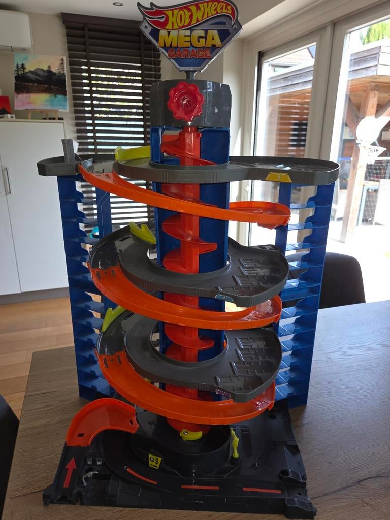Hot Wheels Mega Garage, Ophalen, Gebruikt, Handmatig, Hot Wheels