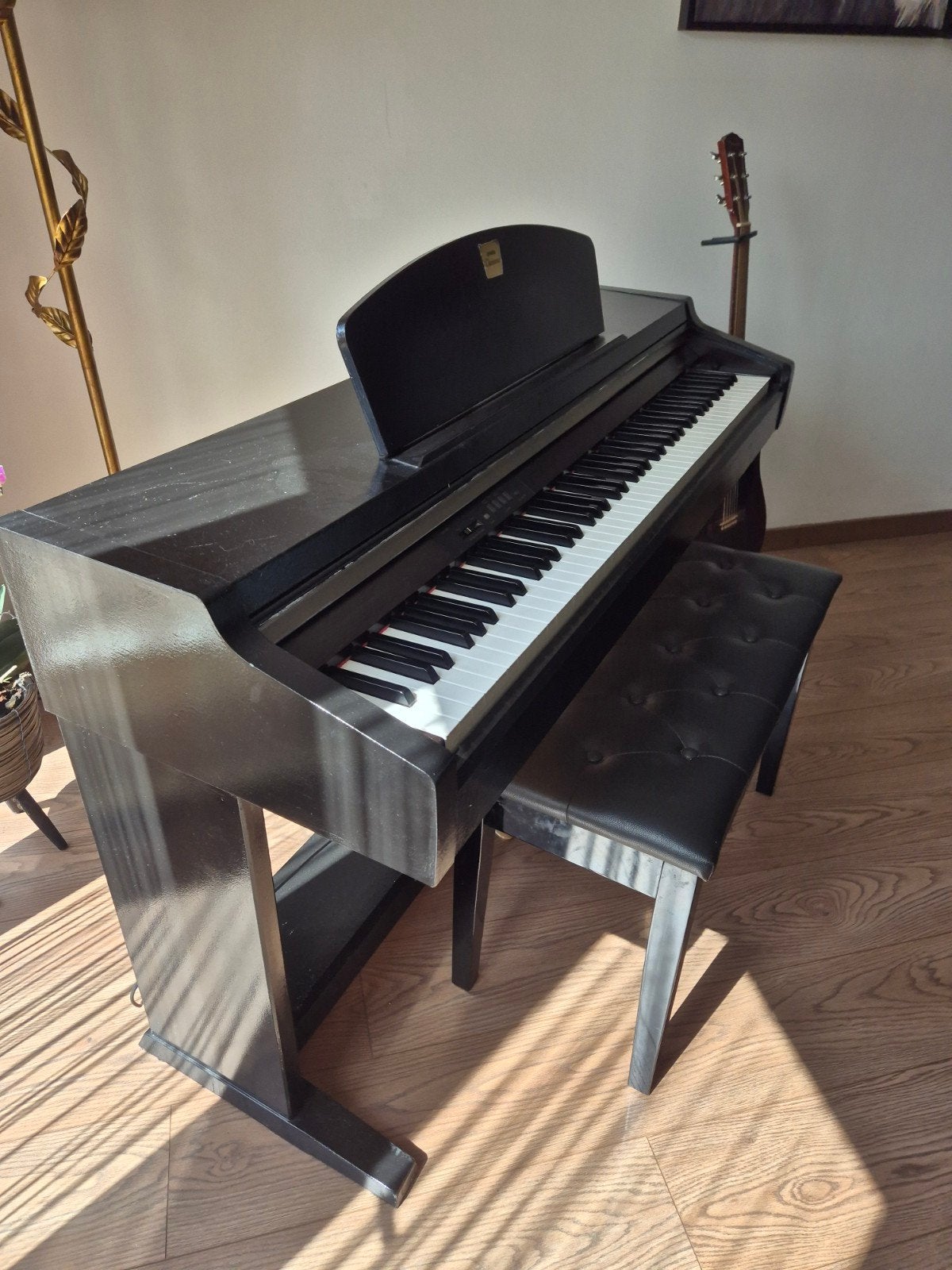 Yamaha clavinova clp 920 elektrische piano met kruk en opber, Ophalen, Gebruikt, Zwart
