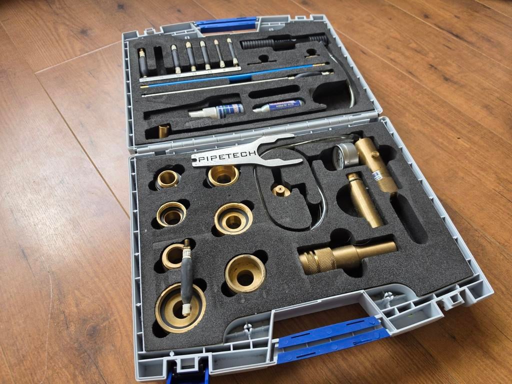Pipetech leidingreparatieset - Professioneel gereedschap, Info@pipetech.com, Ophalen of Verzenden, Zo goed als nieuw, Onbekend