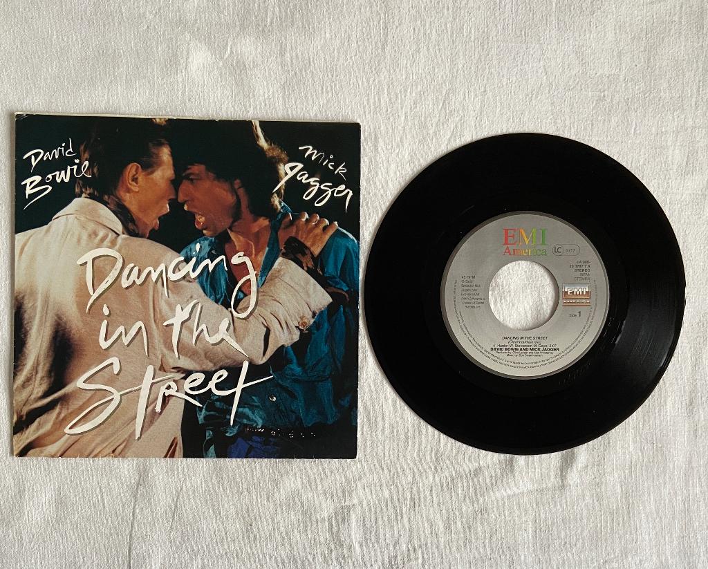 David bowie - dancing in the street, Gebruikt, 7 inch, Single, Ophalen of Verzenden