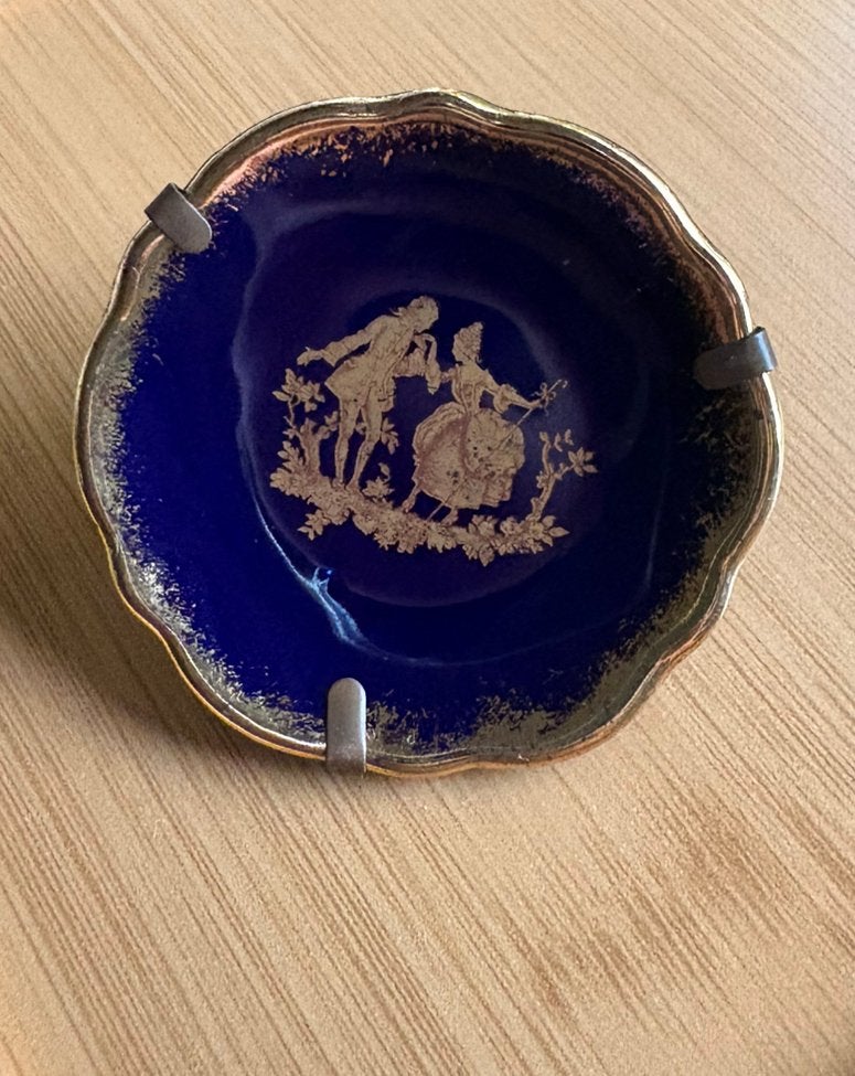 Miniatuur bordje Limoges France, Ophalen of Verzenden, Zo goed als nieuw, Rond