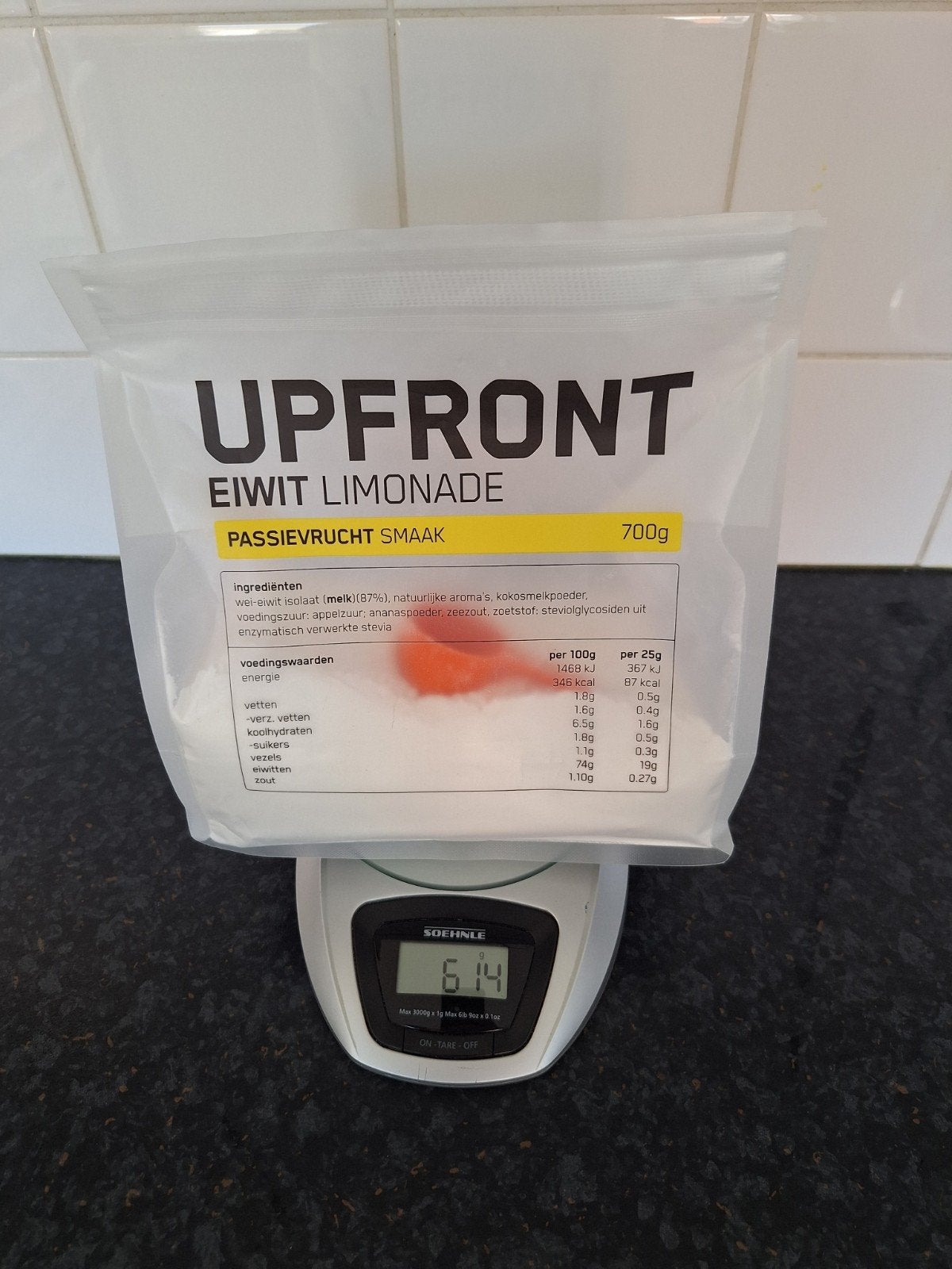 Upfront Passievrucht, Sport en Fitness, Ophalen of Verzenden, Poeder of Drank