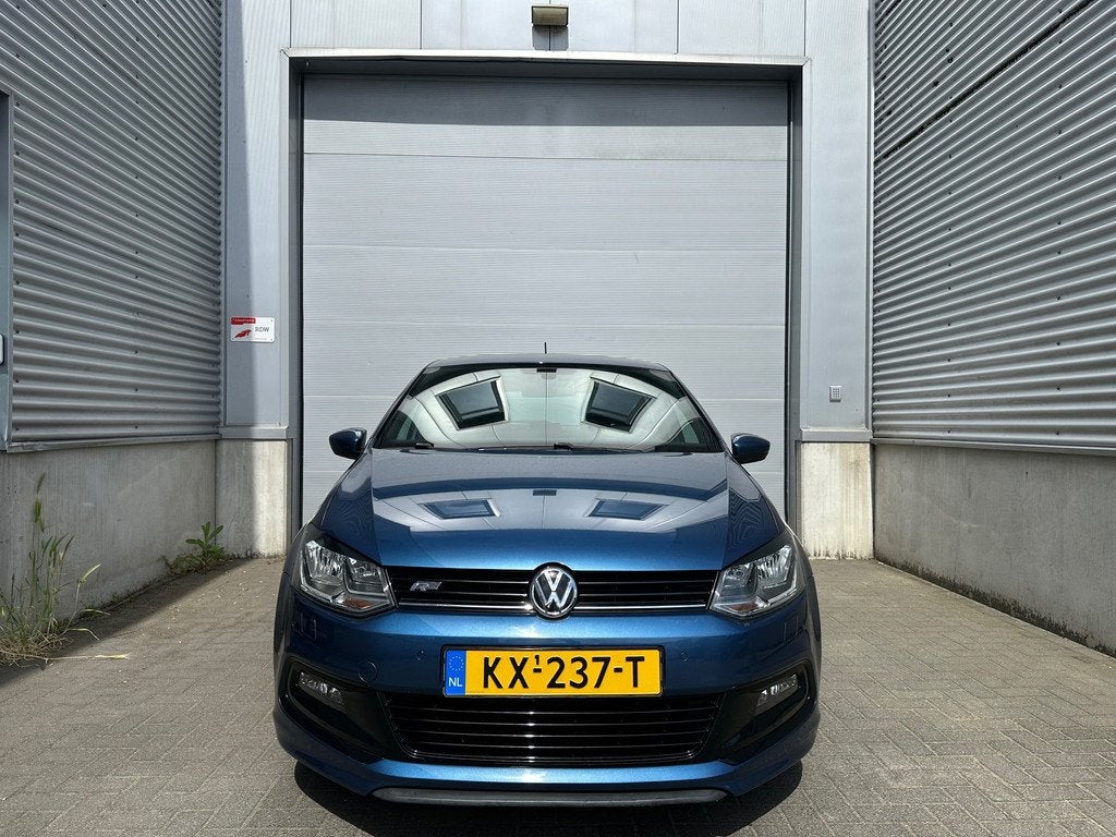 Volkswagen Polo 1.2 TSI Highline |3x R-line|Carplay|Cruise|D, Stof, 4 cilinders, Blauw, Origineel Nederlands