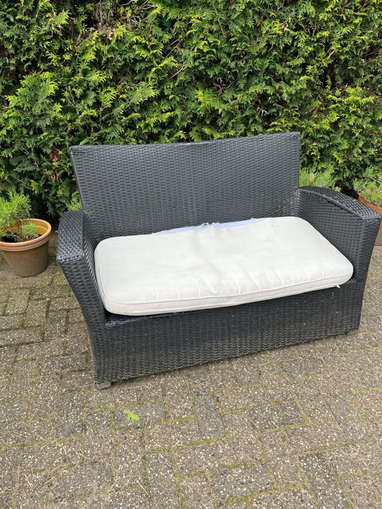 Loungebank gebruikt, Ophalen, Gebruikt, Kunststof